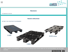 Tablet Screenshot of paletti-shop.com